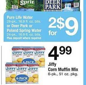 ACME Jiffy corn muffin mix offer
