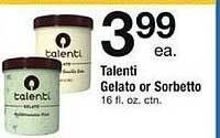 ACME Talenti gelato or sorbetto offer