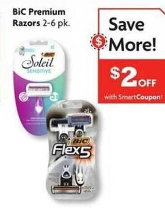 Family Dollar Bic premium razors offer