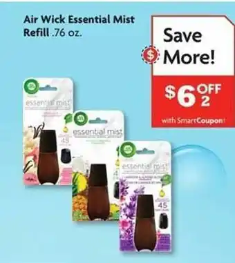 Family Dollar Air wick essential mist refill offer