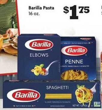 Family Dollar Barilla pasta offer