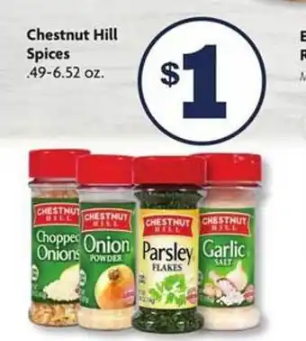 Family Dollar Chestnut hill spices offer