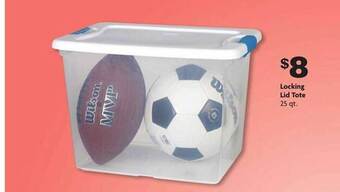 Family Dollar Locking lid tote offer