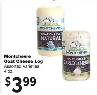 Forest Hills Food Montchevre goat cheese log offer