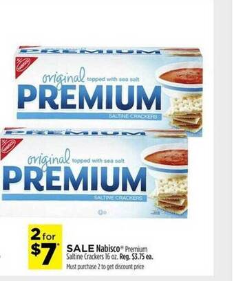 Dollar General Nabisco premium saltine crackers offer
