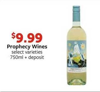 Fareway Prophecy wines offer