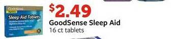 Fareway Goodsense sleep aid offer