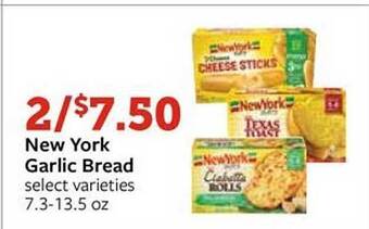 Fareway New york garlic bread offer