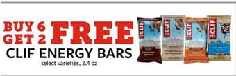 Fareway Clif energy bars offer