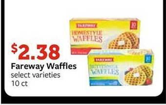 Fareway Fareway waffles offer