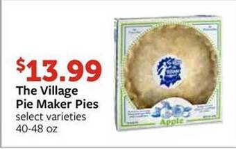 Fareway The village pie maker pies offer