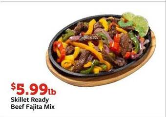 Fareway Skillet ready beef fajita mix offer