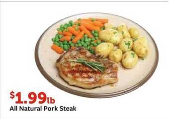 Fareway All natural pork steak offer