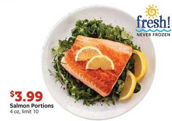 Fareway Salmon portions offer