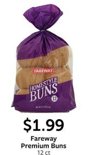 Fareway Fareway Premium Buns 12 ct offer