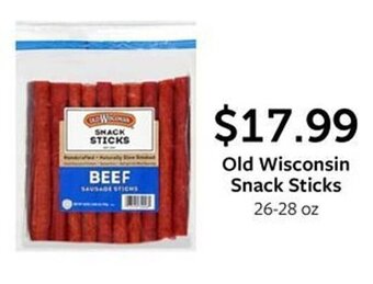 Fareway Old Wisconsin Snack Sticks offer