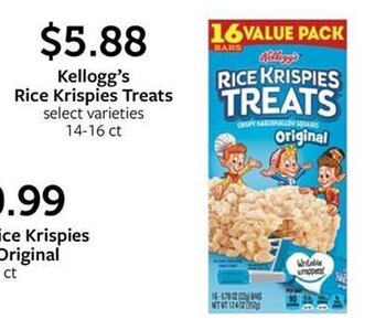 Fareway Kellogg's Rice Krispies Treats offer