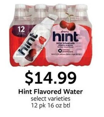 Fareway Hint Flavored Water offer