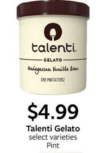 Fareway Talenti Gelato offer