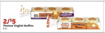 Fareway Thomas' english muffins offer