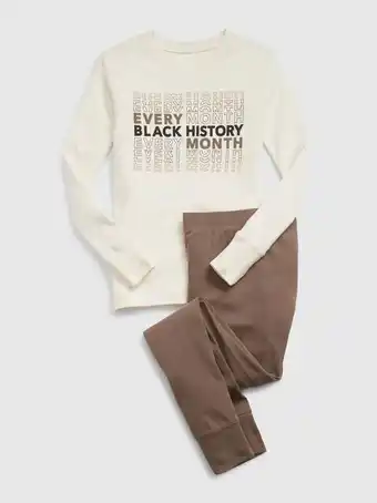 Gap Kids Kids 100% organic cotton black history graphic pj set offer