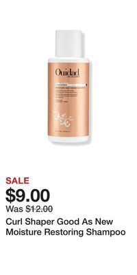 Ulta Beauty Curl shaper good as new moisture restoring shampoo offer