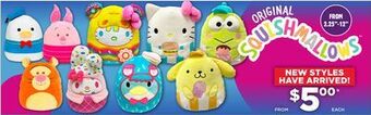 Showcase US Squishmallows offer