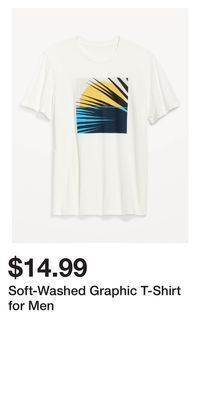 Old Navy Soft-washed graphic t-shirt for men offer