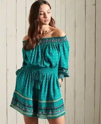Superdry Ameera off the shoulder playsuit offer