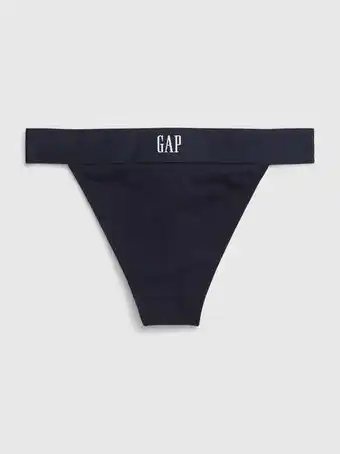 Gap Stretch cotton gap logo thong offer