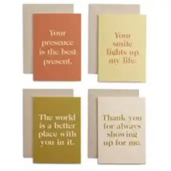 Kohl's Aya paper co. gratitude card set offer