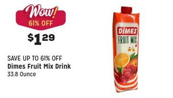 Grocery Outlet Fruit mix drink offer