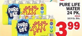 Bravo Supermarkets Pure life water offer
