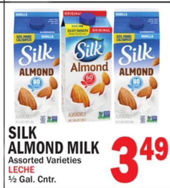 Bravo Supermarkets Silk almond milk offer