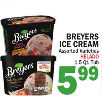 Bravo Supermarkets Breyers ice cream offer