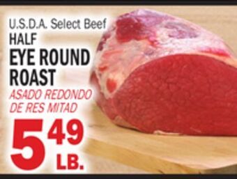 Bravo Supermarkets Half eye round roast offer
