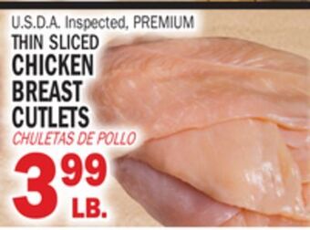 Bravo Supermarkets Thin sliced chicken breast offer