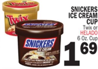 Bravo Supermarkets Snickers ice cream cup offer