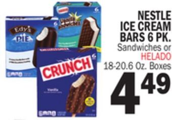 Bravo Supermarkets Nestle ice cream bars 6 pk offer