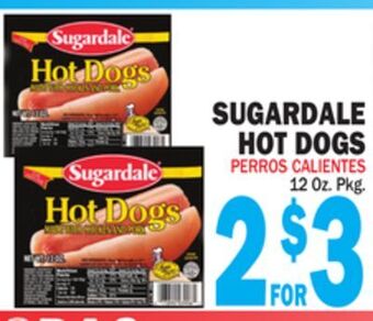 Bravo Supermarkets Sugardale hot dogs offer