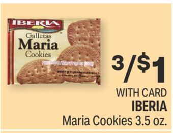 CVS Iberia maria cookies 3.5 oz. offer