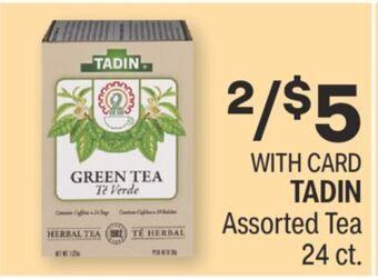 CVS Tadin assorted tea 24 ct. offer