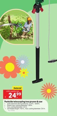 Lidl Telescoping tree pruner & saw offer