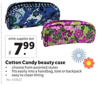 Lidl Cotton candy beauty case offer