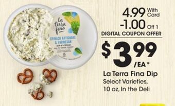 Kroger La terra fina dip offer