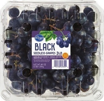 Kroger Red, green or black seedless grapes offer