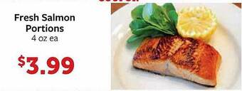 Fareway Fresh salmon portions offer