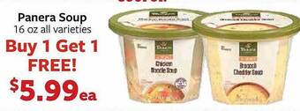 Fareway Panera soup offer