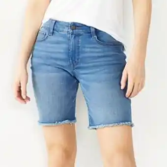 Kohl's Women's nine west slimming pocket high-waisted bermuda shorts offer