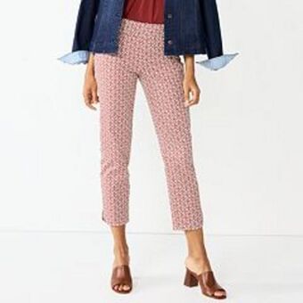 Kohl's Women's croft & barrow® effortless stretch ankle pants offer
